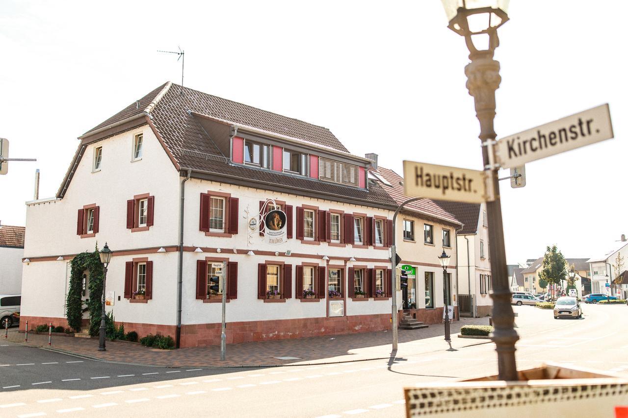 Hotel Loewen Eggenstein-Leopoldshafen Exterior photo